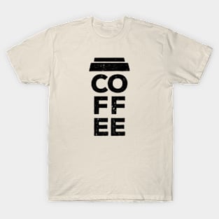 Stacked Coffee Letters T-Shirt